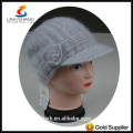 DSC9594 lingshang angora de alta calidad Personalizado ganchillo hecho punto gorra punta pico del sombrero